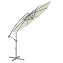 Dellonda DG265  Banana Parasol with Cover 3m - Cream