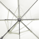 Dellonda DG268  Cantilever Parasol with 360 degree Rotation, Tilt & Cover 3m - Cream