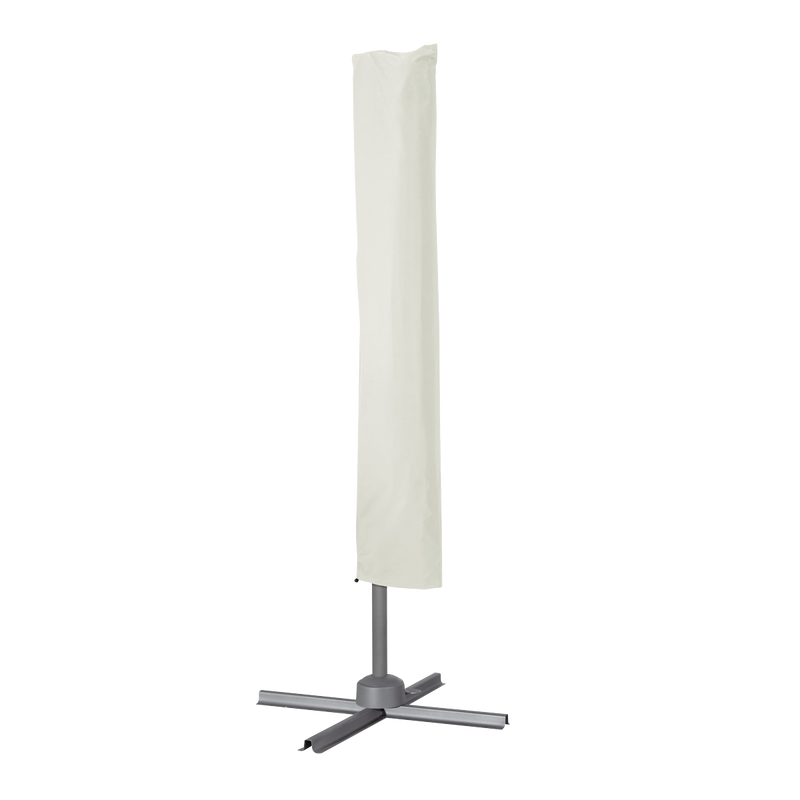 Dellonda DG268  Cantilever Parasol with 360 degree Rotation, Tilt & Cover 3m - Cream