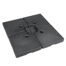 Dellonda DG269  Fillable Parasol Base, Water/Sand Fill 92L 4pc