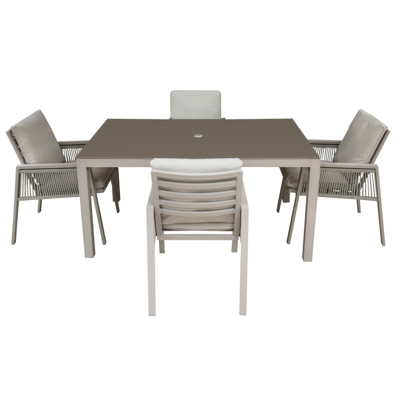 Sealey DG275 Dellonda Fusion Outdoor Dining Set 5pc