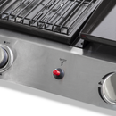 Dellonda DG276  3 Burner Stainless Steel Portable Gas Plancha/Grill 8.5kW