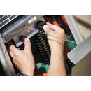 Dellonda DG2  13kW Stainless Steel Commercial Gas Outdoor Garden Patio Heater, Wheels