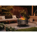 Dellonda DG42  30" Deluxe 2-in-1 Outdoor Fire Pit & Coffee Table Antique Bronze Effect