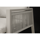 Dellonda DG49  Fusion Garden/Patio Dining Chairs with Armrests 6pc - Light Grey