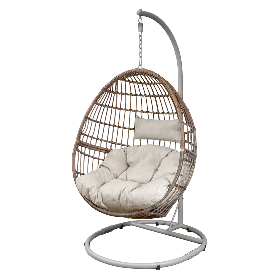 Dellonda DG60  Single Swinging Egg Chair with Cushion