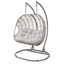 Dellonda DG61  Double Swinging Egg Chair with Cushion