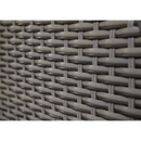 Dellonda DG68  Chester Rattan Wicker Outdoor Recliner Loungers & Table Set 5pc