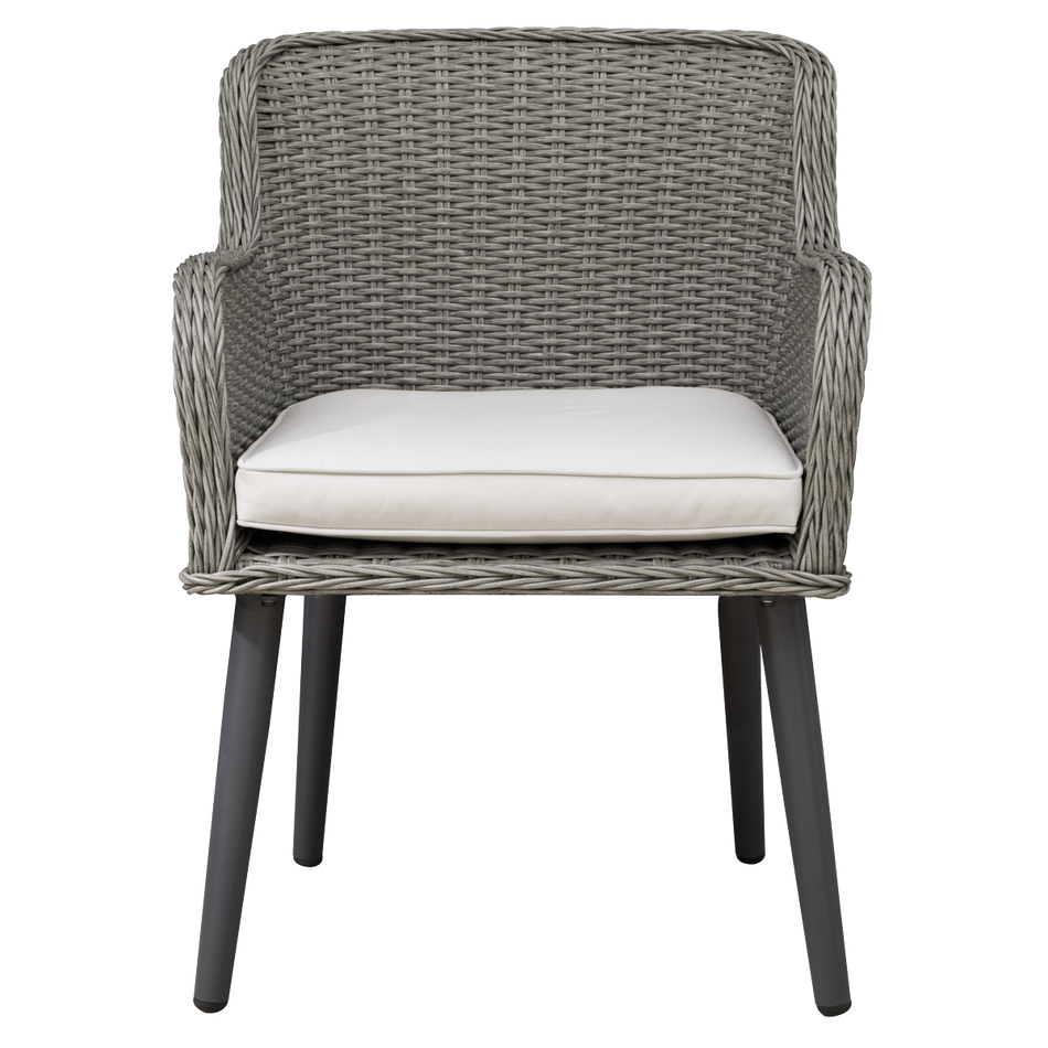 Dellonda DG76  Buxton Rattan Wicker Outdoor Chairs Set 2pc