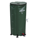 Dellonda DG8  Collapsible PVC Garden Water Butt with Zipped Lid & Drain Tap 100L