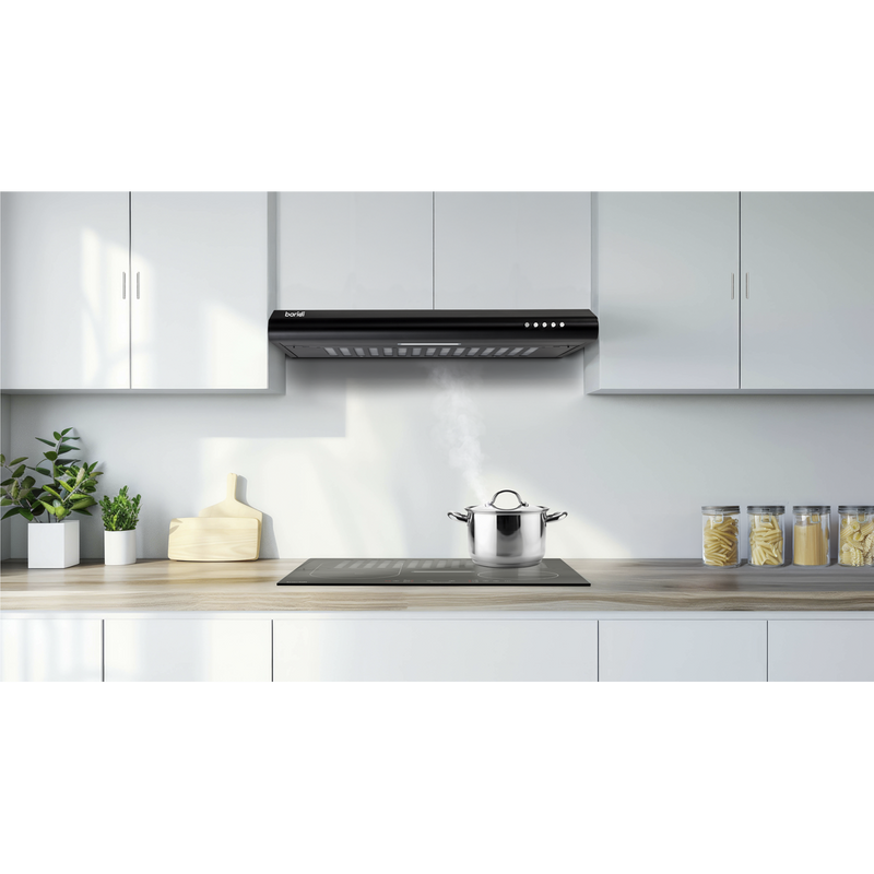 Baridi DH107  Visor Cooker Hood Extractor Fan 60cm - Black