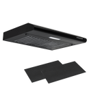 Baridi DH107  Visor Cooker Hood Extractor Fan 60cm - Black
