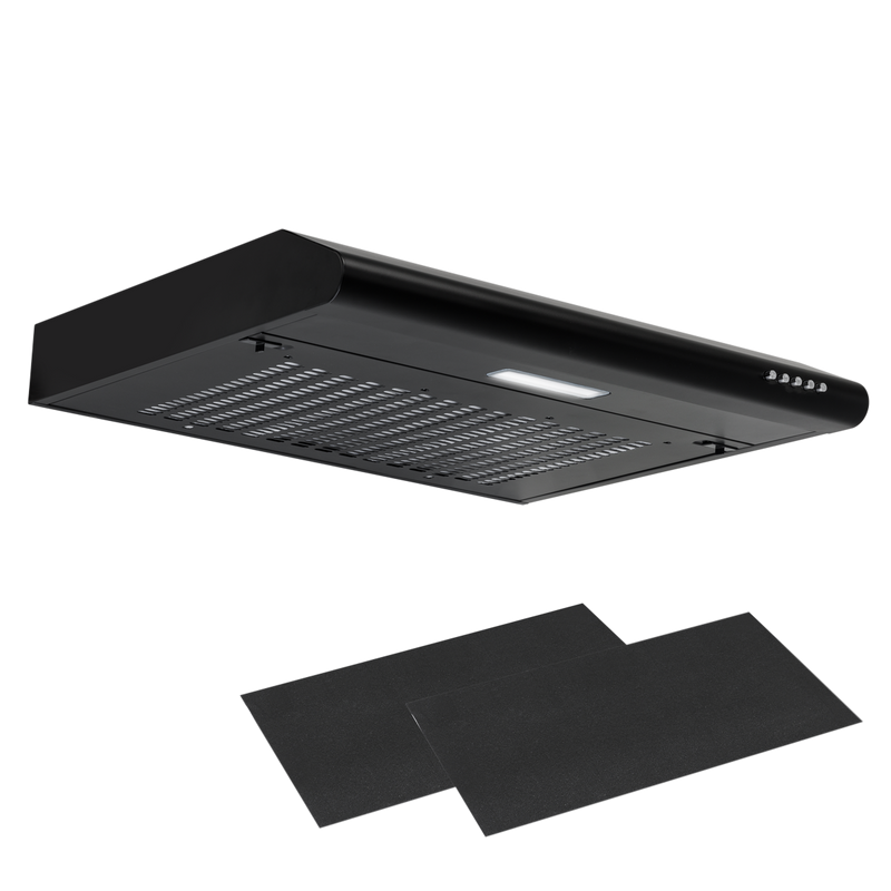 Baridi DH107  Visor Cooker Hood Extractor Fan 60cm - Black