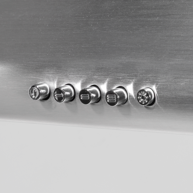 Baridi DH108  Visor Cooker Hood Extractor Fan 60cm - Stainless Steel