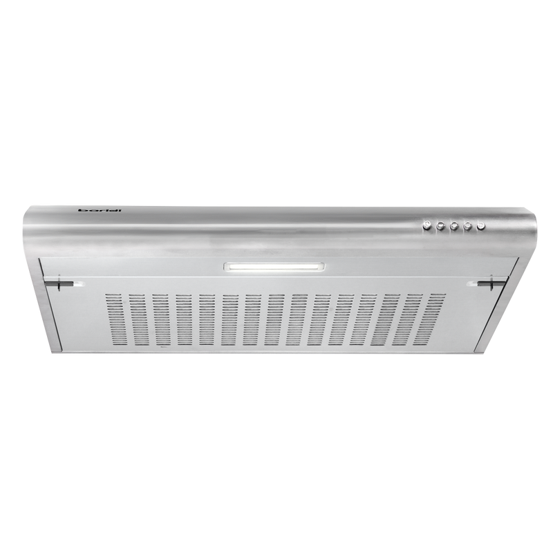 Baridi DH108  Visor Cooker Hood Extractor Fan 60cm - Stainless Steel