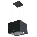 Baridi DH109  Square Island Cooker Hood 40cm - Black