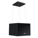 Baridi DH109  Square Island Cooker Hood 40cm - Black