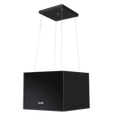 Baridi DH109  Square Island Cooker Hood 40cm - Black