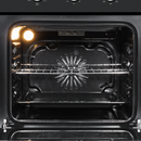 Baridi DH110  Built-In 5-Function Fan Assisted Oven with Timer 60cm, 55L Capacity - Black