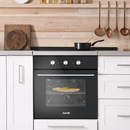 Baridi DH110  Built-In 5-Function Fan Assisted Oven with Timer 60cm, 55L Capacity - Black