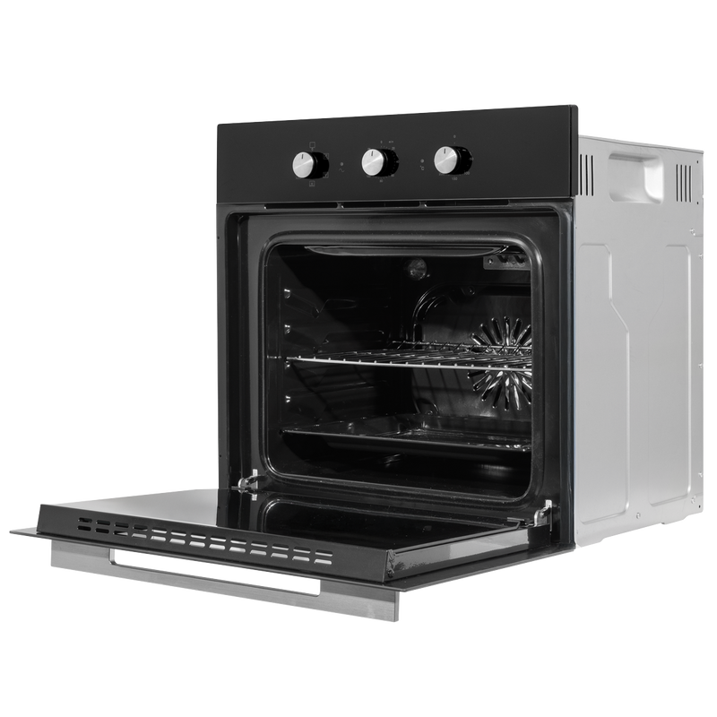 Baridi DH110  Built-In 5-Function Fan Assisted Oven with Timer 60cm, 55L Capacity - Black
