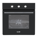 Baridi DH110  Built-In 5-Function Fan Assisted Oven with Timer 60cm, 55L Capacity - Black