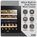 Baridi DH117  36 Bottle Wine Fridge & Cooler 60cm