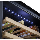 Baridi DH118  57 Bottle Dual Zone Wine Fridge & Cooler 60cm