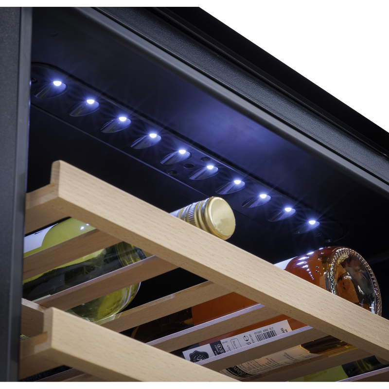 Baridi DH118  57 Bottle Dual Zone Wine Fridge & Cooler 60cm