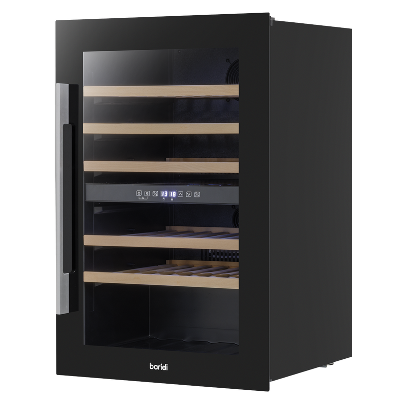 Baridi DH118  57 Bottle Dual Zone Wine Fridge & Cooler 60cm