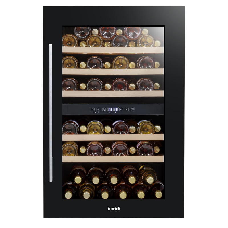 Baridi DH118  57 Bottle Dual Zone Wine Fridge & Cooler 60cm