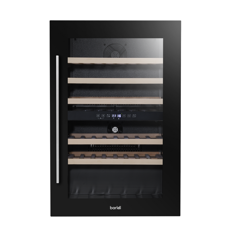 Baridi DH118  57 Bottle Dual Zone Wine Fridge & Cooler 60cm
