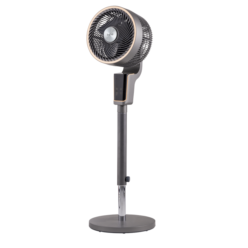Baridi DH141  Pedestal Fan with Remote Control & 12hr Timer 12" - Grey