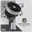 Baridi DH142  Pedestal Fan with Manual Control 10" - Grey