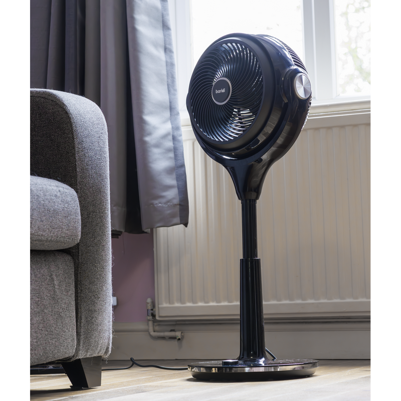 Baridi DH143  Pedestal Fan with Remote Control 10" - Black