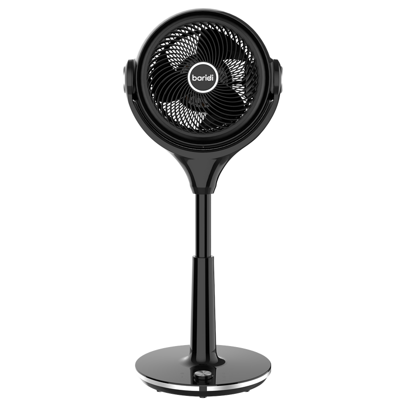 Baridi DH143  Pedestal Fan with Remote Control 10" - Black