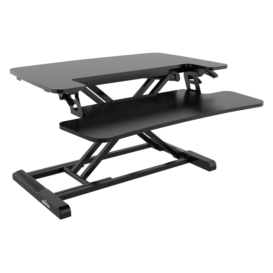 Dellonda DH14  71cm Adjustable-Height Standing Desk Riser 15kg Capacity