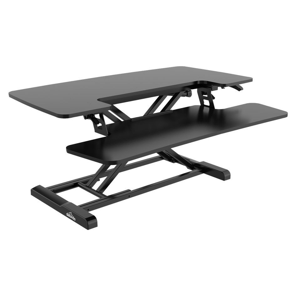 Dellonda DH15  89cm Adjustable-Height Standing Desk Riser 15kg Capacity