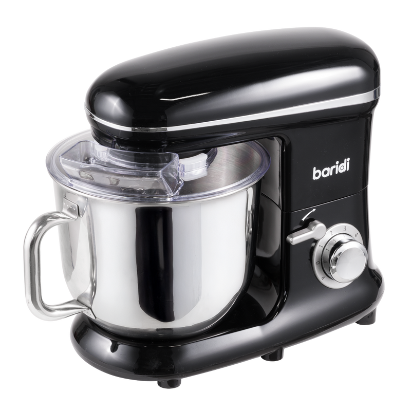 SEALEY DH173 Baridi 1500W Stand Mixer with Accessories 6L - Black