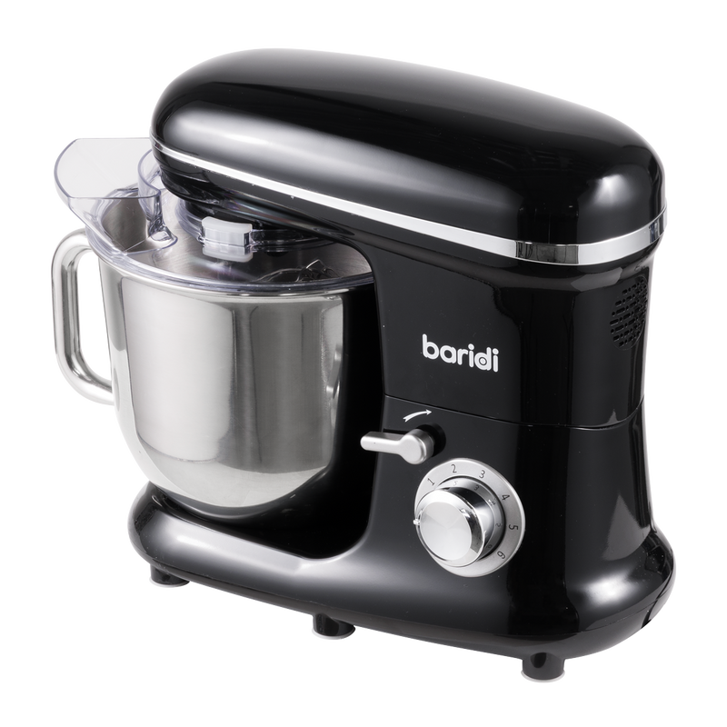 SEALEY DH173 Baridi 1500W Stand Mixer with Accessories 6L - Black