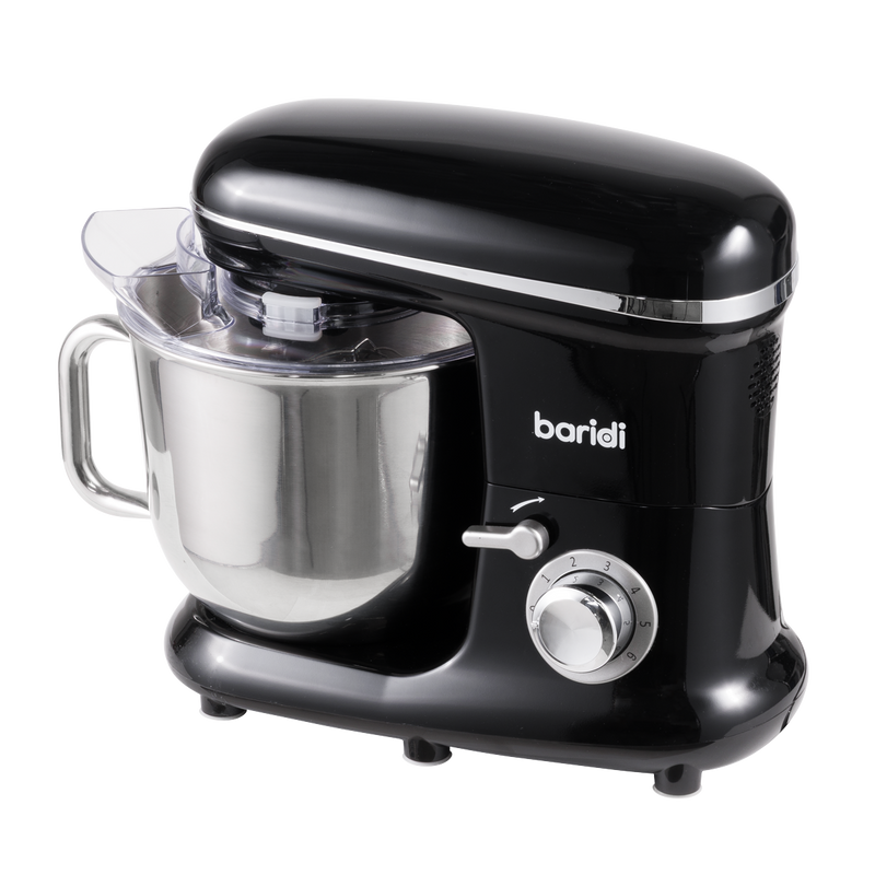 SEALEY DH173 Baridi 1500W Stand Mixer with Accessories 6L - Black