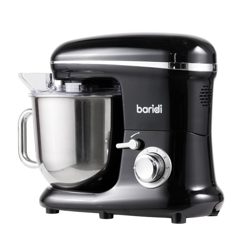 SEALEY DH173 Baridi 1500W Stand Mixer with Accessories 6L - Black