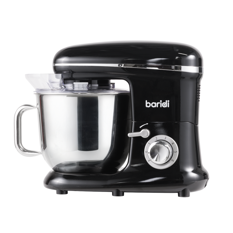 SEALEY DH173 Baridi 1500W Stand Mixer with Accessories 6L - Black