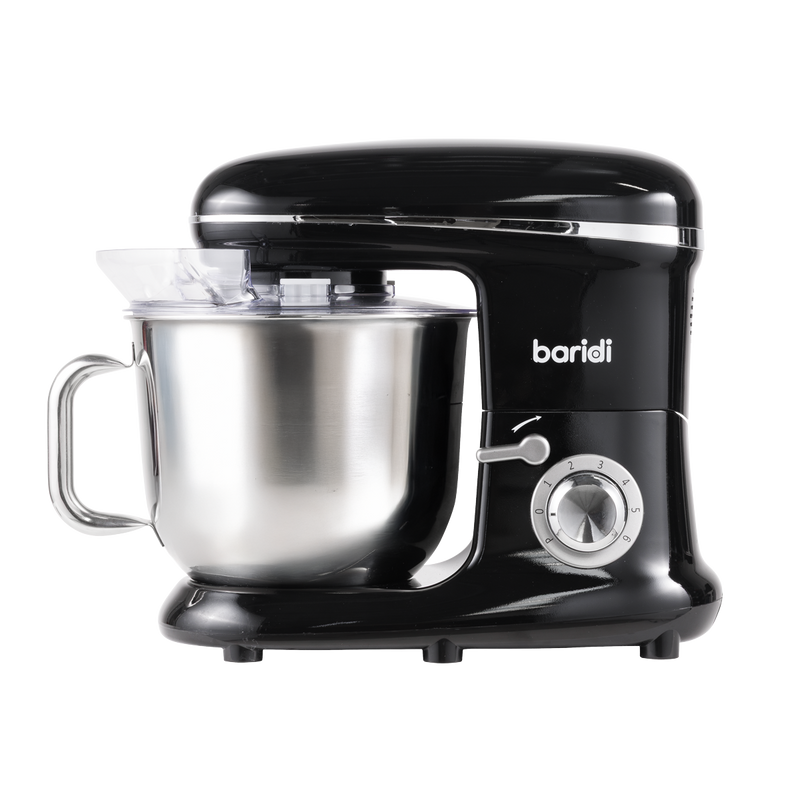 SEALEY DH173 Baridi 1500W Stand Mixer with Accessories 6L - Black