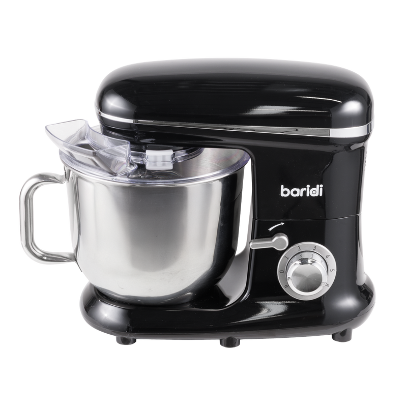 SEALEY DH173 Baridi 1500W Stand Mixer with Accessories 6L - Black