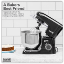SEALEY DH174 Baridi 1800W Stand Mixer with Accessories 8L - Black