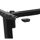 Dellonda DH17  Single Motor Ultra-Quiet Adjustable-Height Desk Frame 70kg Capacity - Black