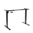 Dellonda DH17  Single Motor Ultra-Quiet Adjustable-Height Desk Frame 70kg Capacity - Black