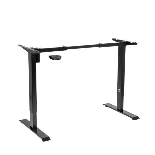 Sealey DH17 Dellonda Single Motor Ultra-Quiet Adjustable-Height Desk Frame 70kg Capacity - Black