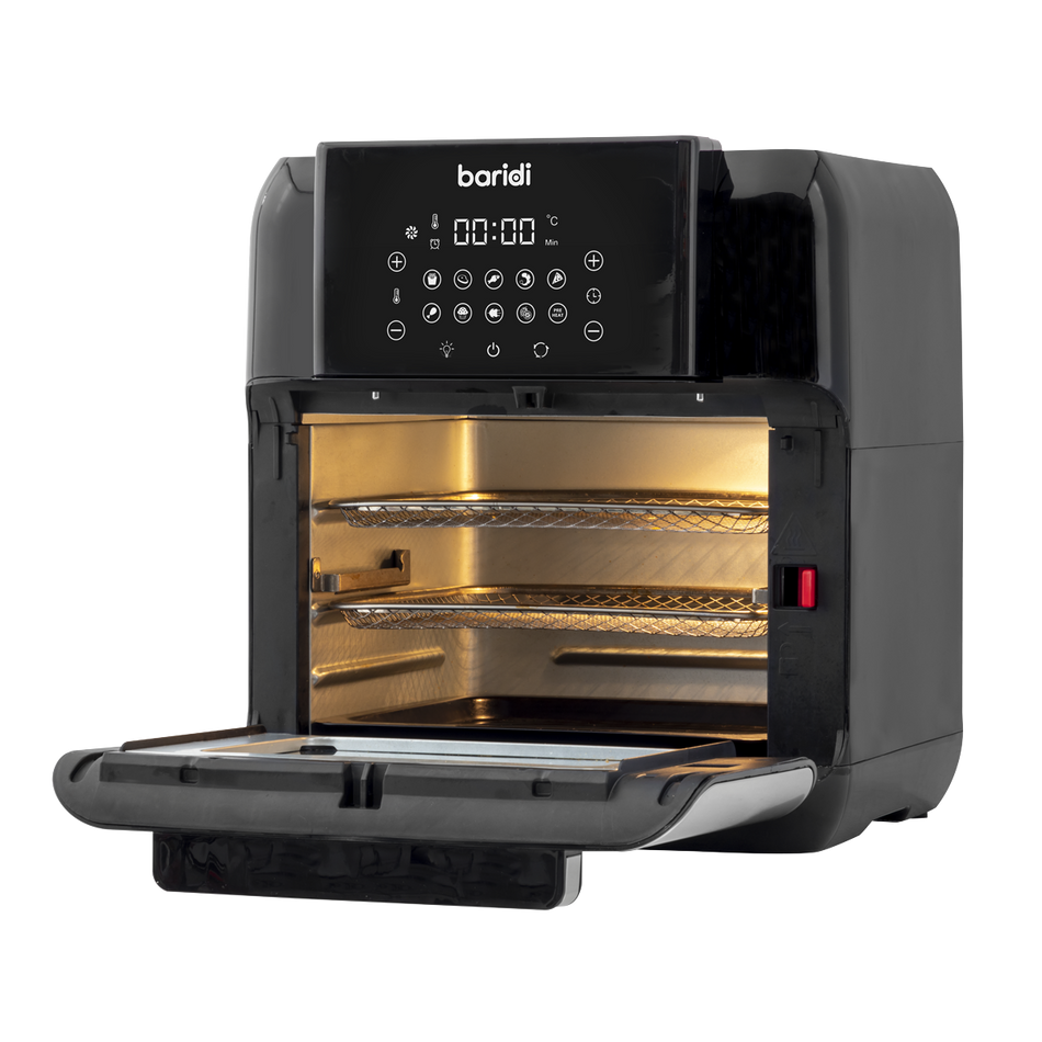 Baridi DH191  Air Fryer & Rotisserie Oven including Accessory Kit 12L Capacity